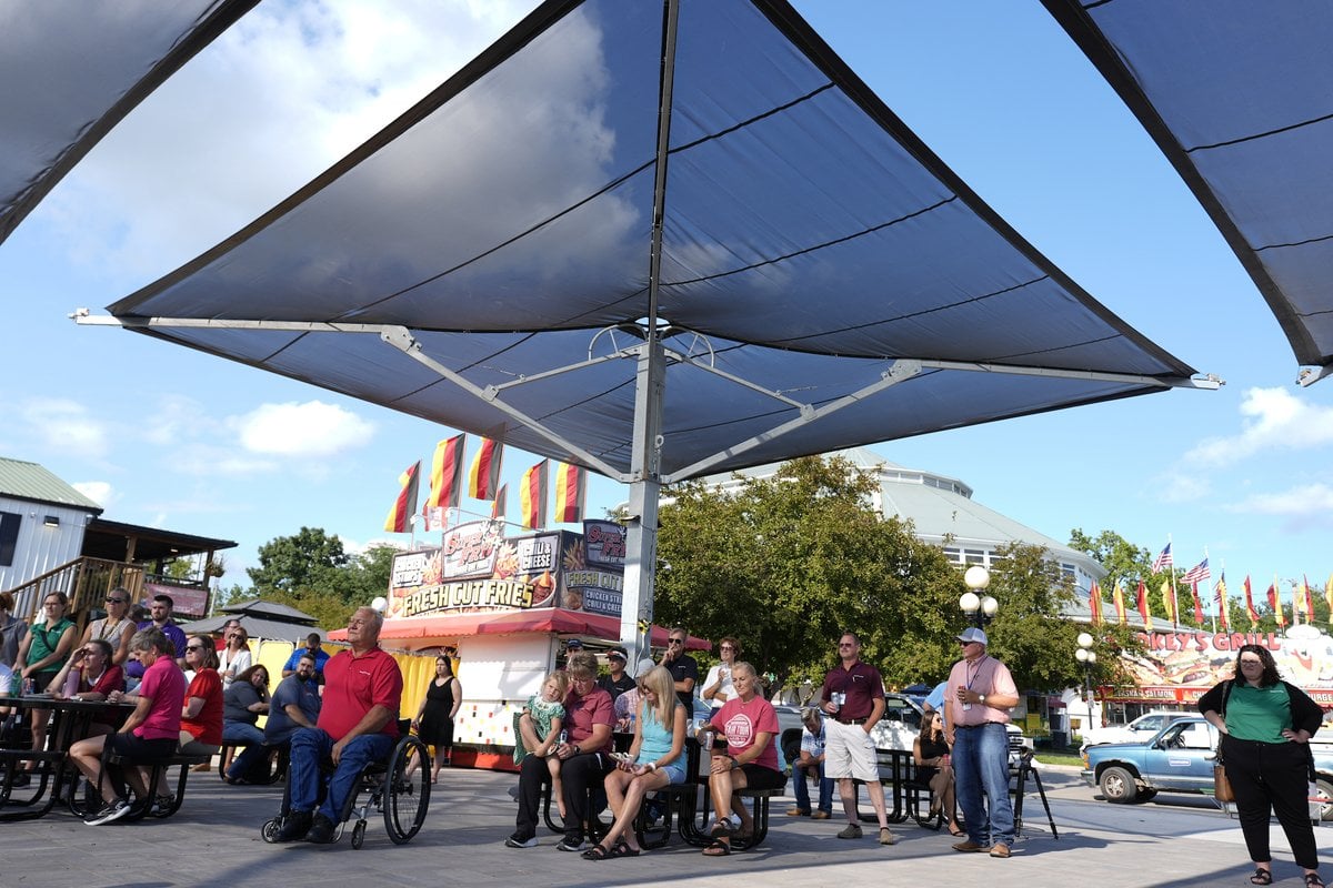 Shivers Family Plaza at the Iowa State Fair Shivers Family Plaza at the Iowa State Fair